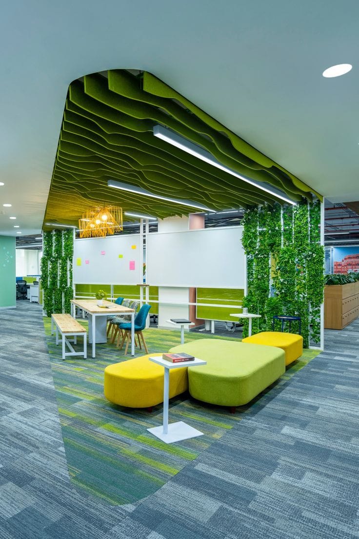 Carpet Tile Modular Hijau