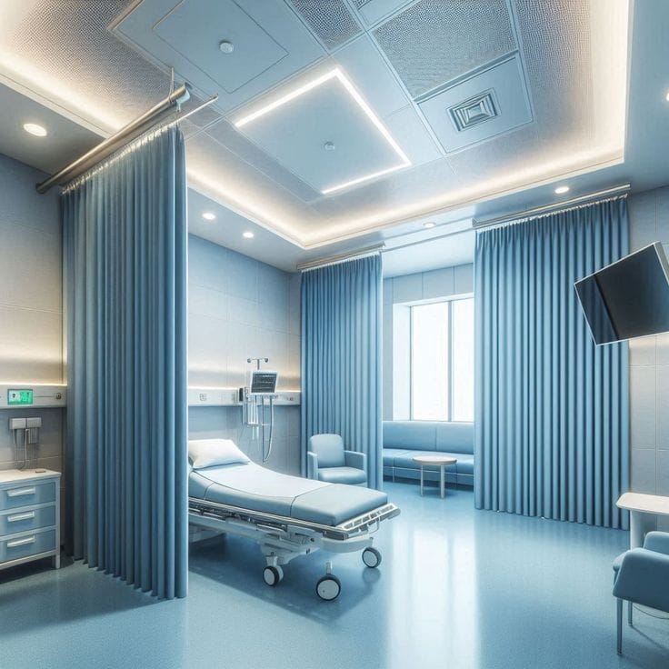 Curtain Track Ail untuk Rumah Sakit