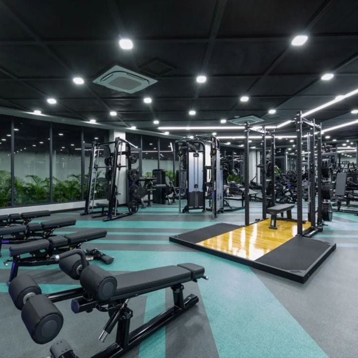Rubber Flooring AILCARPET untuk Gym